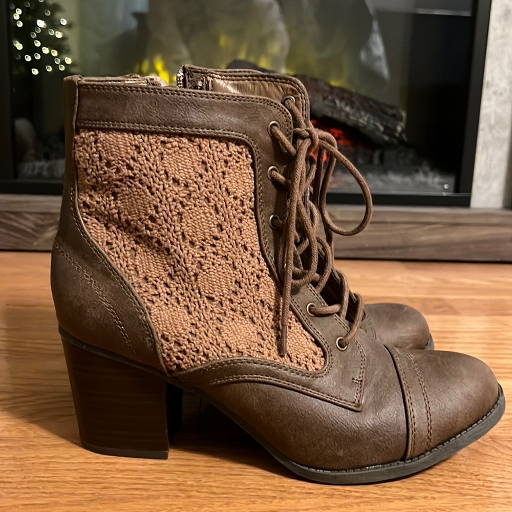 Francesca’s Boutique Lace Boots